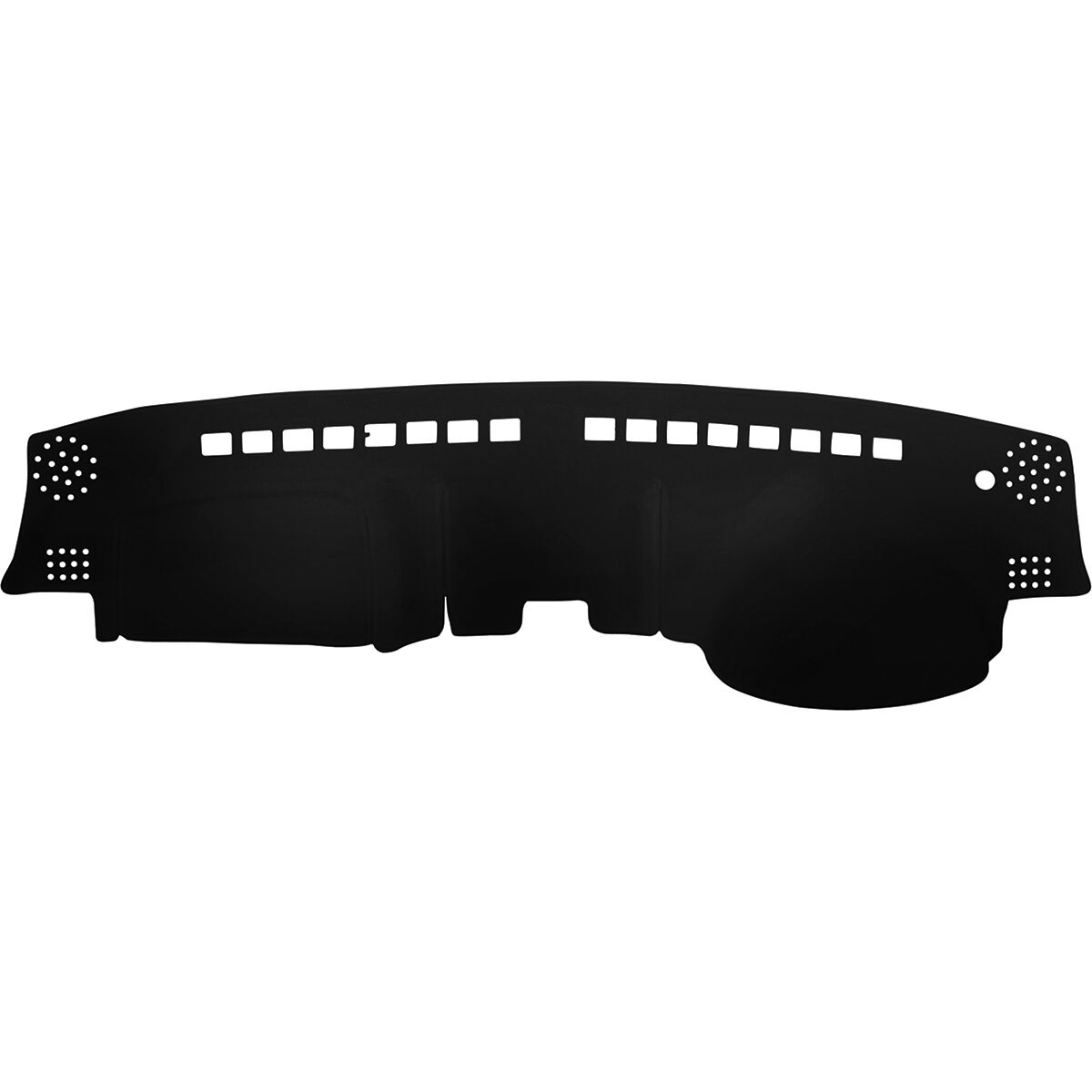 Tailored Car Accessories Suede Dashmat 926 Black to suit Isuzu Mu - X RC 11/13 - 05/21 - 76HD SB, , scaau_hi-res