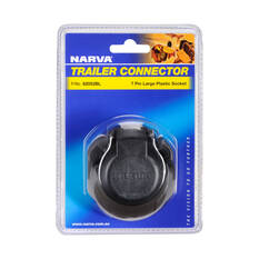 Narva 7 Pin Large Round Plastic Trailer Socket, , scaau_hi-res