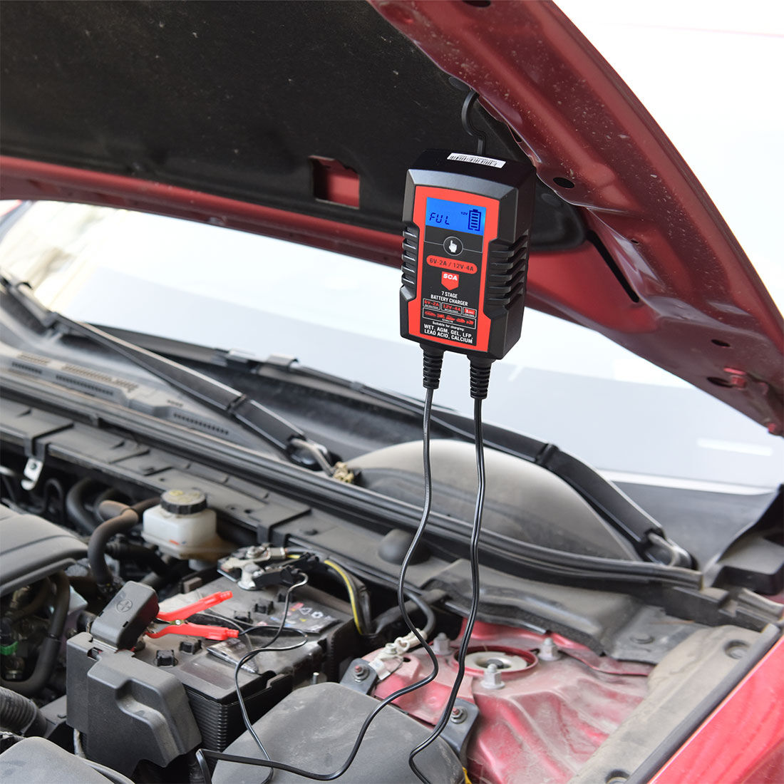 SCA 7 Stage Battery Charger 6/12V 2/4 Amp, , scaau_hi-res