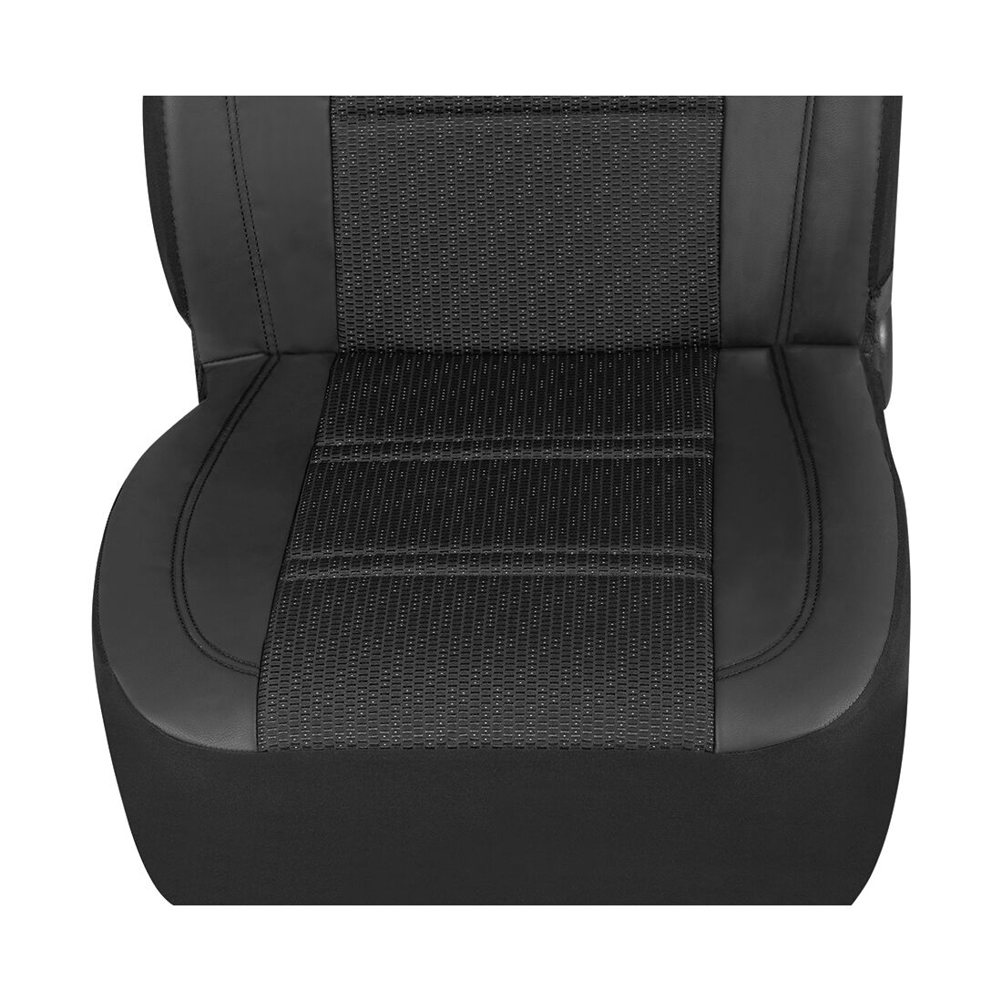 SCA Memory Foam Jacquard Seat Covers Black, Adjustable Headrests, Airbag Compatible, Size 30A, , scaau_hi-res