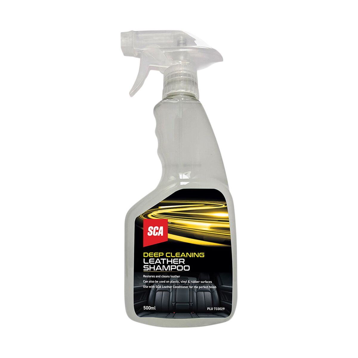 SCA Leather Shampoo Cleaner Trigger Spray 500ml, , scaau_hi-res