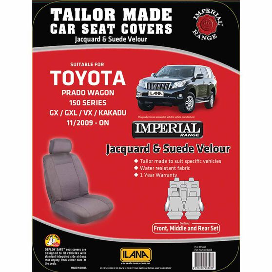 Toyota Prado Sheepskin Seat Covers Velcromag