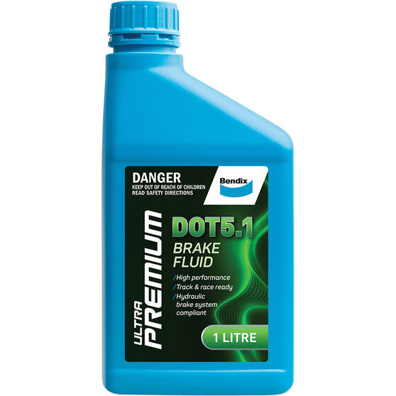 Bendix Ultra Premium Brake Fluid DOT 5.1 1L, , scaau_hi-res
