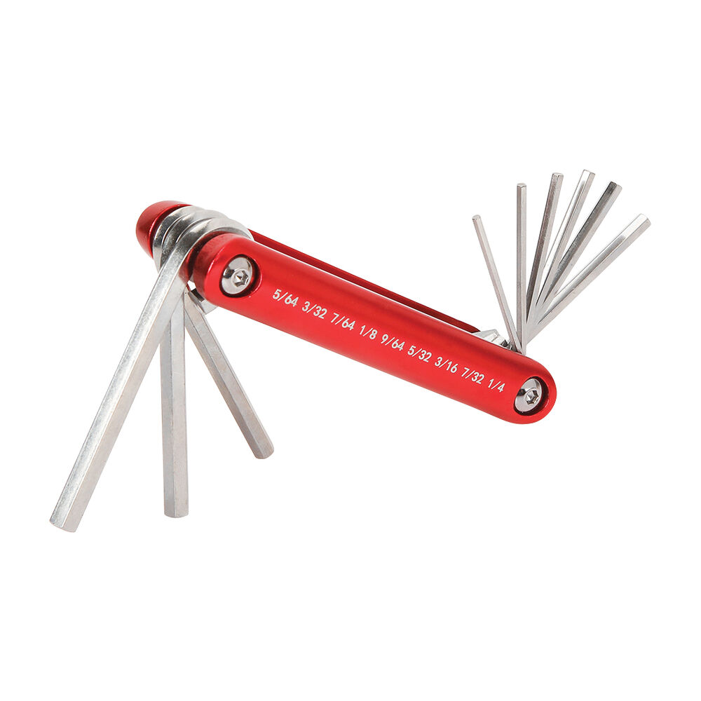 SCA Folding Hex Key Set SAE, 9 Pieces Supercheap Auto