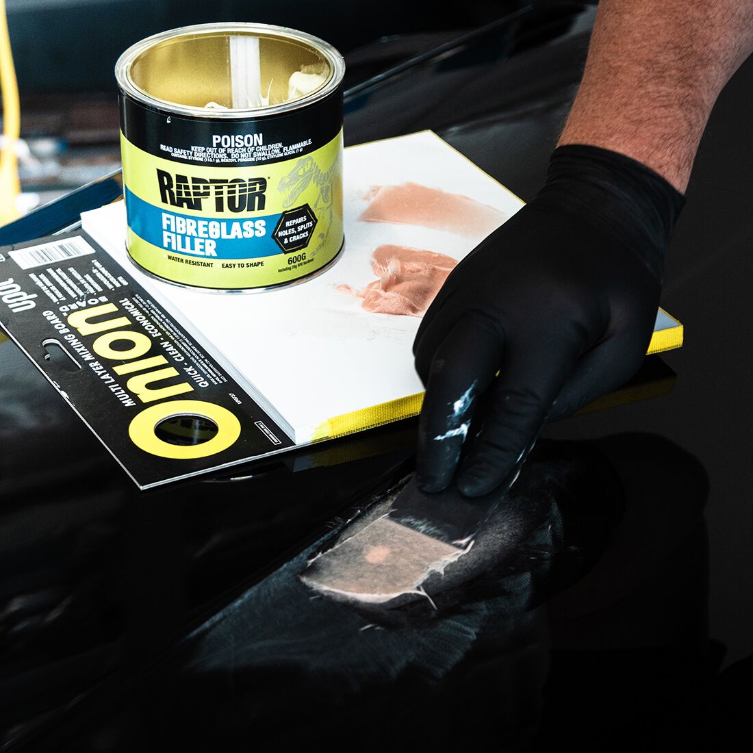 Raptor Fibreglass Filler 1KG, , scaau_hi-res