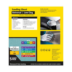 SIA Abrasives Sandpaper 5 Pack P320 - Siaflex 1948, , scaau_hi-res