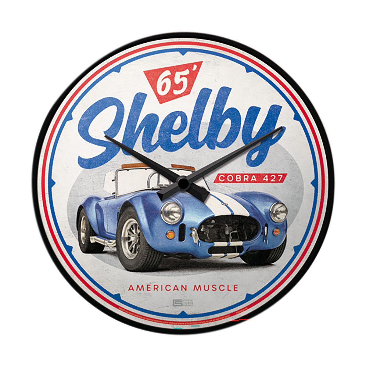 Nostalgic-Art Wall Clock 30cm Shelby - American Muscle Cobra 427, , scaau_hi-res