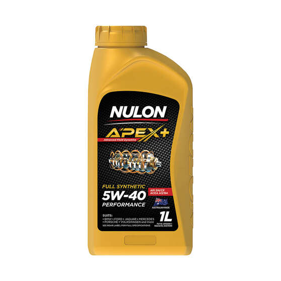 Nulon APEX+ 5W-40 Performance Engine Oil 1 Litre, , scaau_hi-res