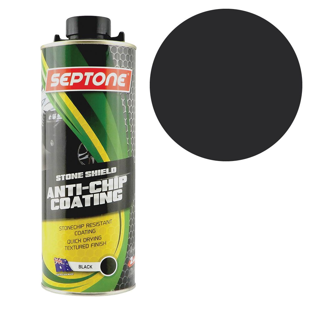 Septone&reg; Stone Shield Anti-Chip Coating Black - 1 Litre, , scaau_hi-res