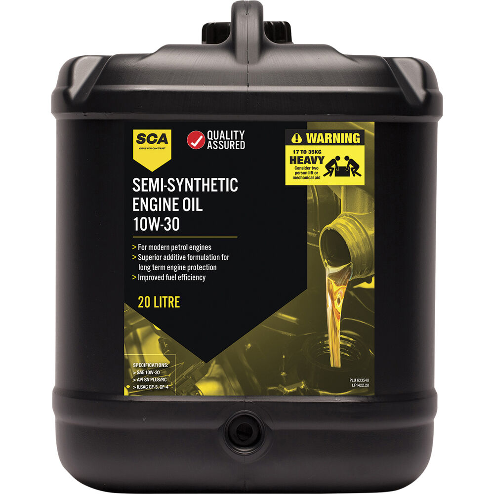 SCA Semi Synthetic Engine Oil 10W30 20 Litre Supercheap Auto