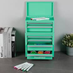 ToolPRO Mini Tool Chest 2 Drawer Aqua, , scaau_hi-res