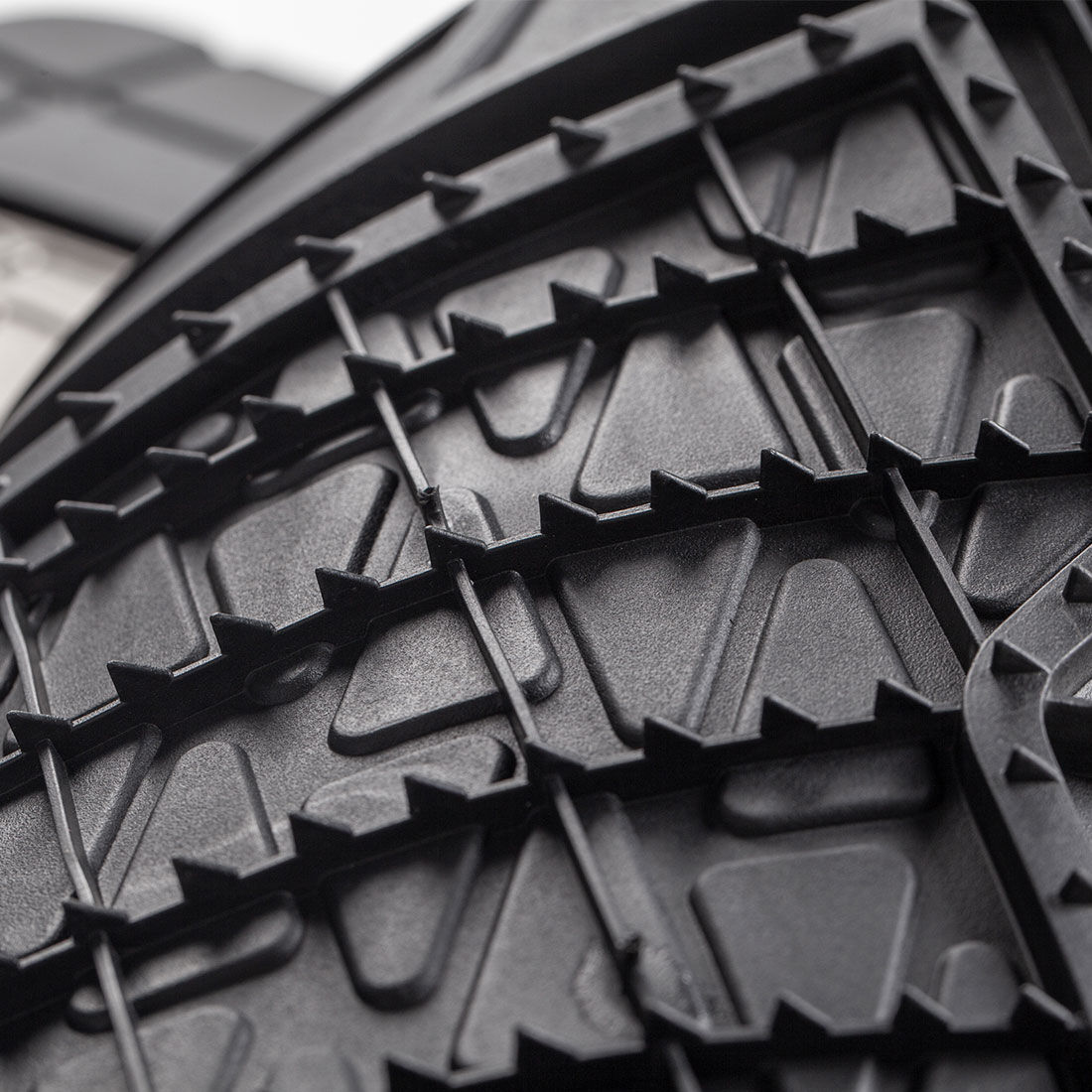 SCA Checkerplate PVC Car Floor Mats - Set of 4, Purple/Black, , scaau_hi-res