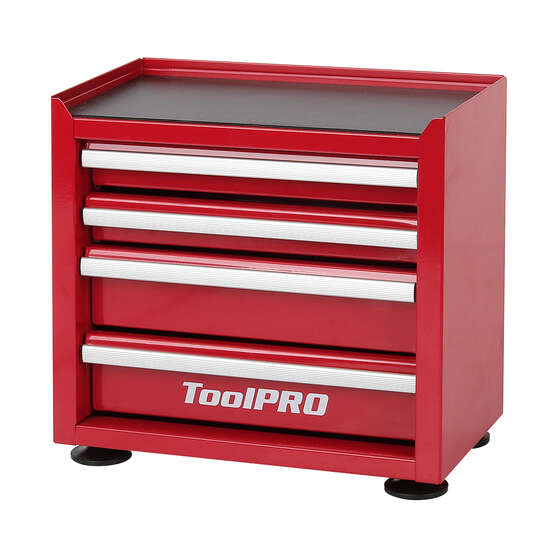 ToolPRO Mini Tool Cabinet 4 Drawer Red, , scaau_hi-res