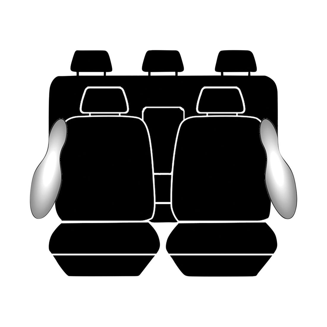 Ilana Horizon Tailor Made Pack For Mitsubishi Triton MQ Dual Cab 01/15+, , scaau_hi-res