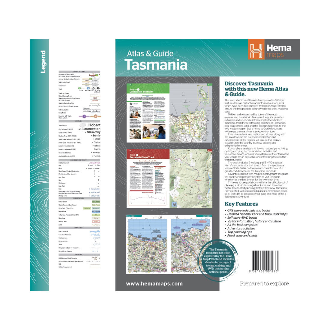 HEMA Tasmania Atlas Guide &ndash; 2nd Edition, , scaau_hi-res