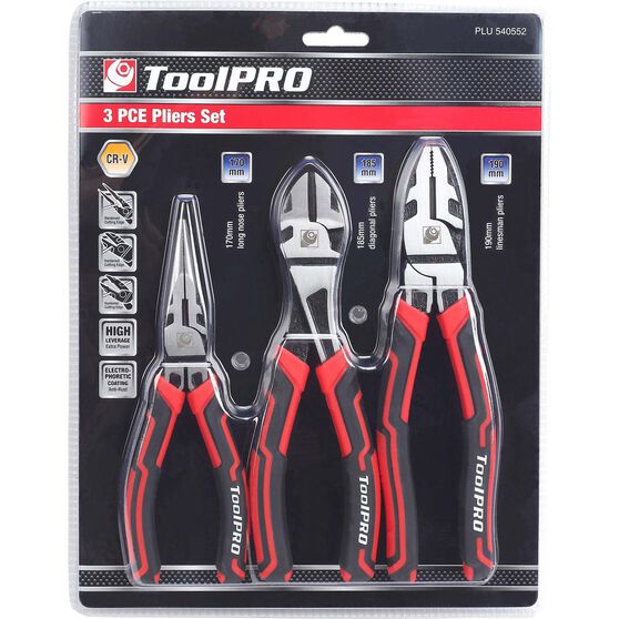 ToolPRO Plier Set 3 Piece Supercheap Auto