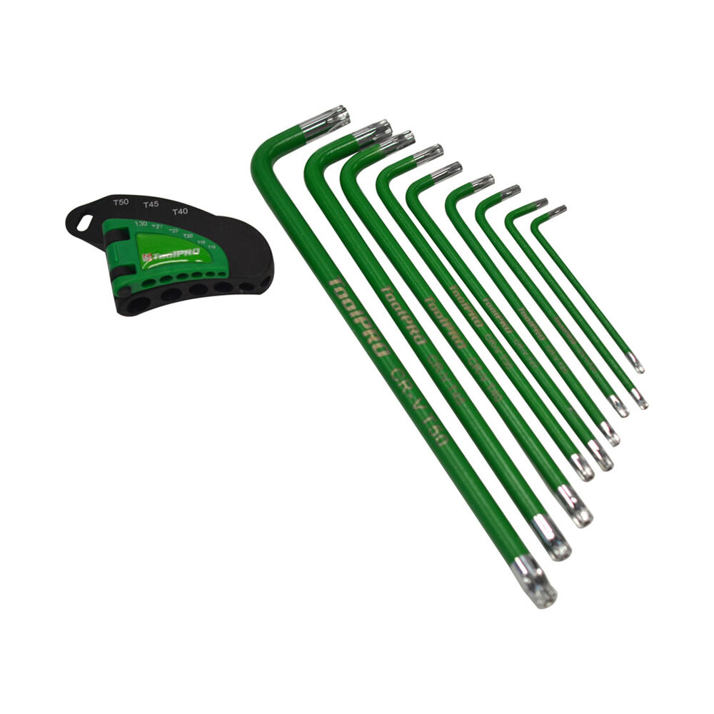 ToolPRO Long Hex Key Set Torx, 9 Pieces Supercheap Auto
