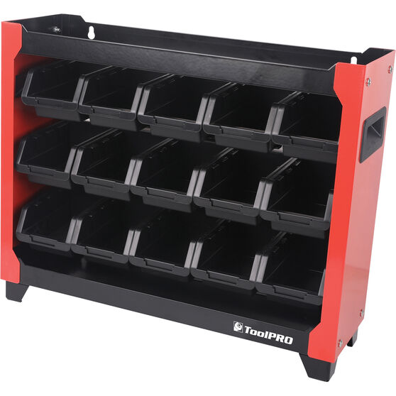 ToolPRO Stackable 15 Bin Rack, , scaau_hi-res