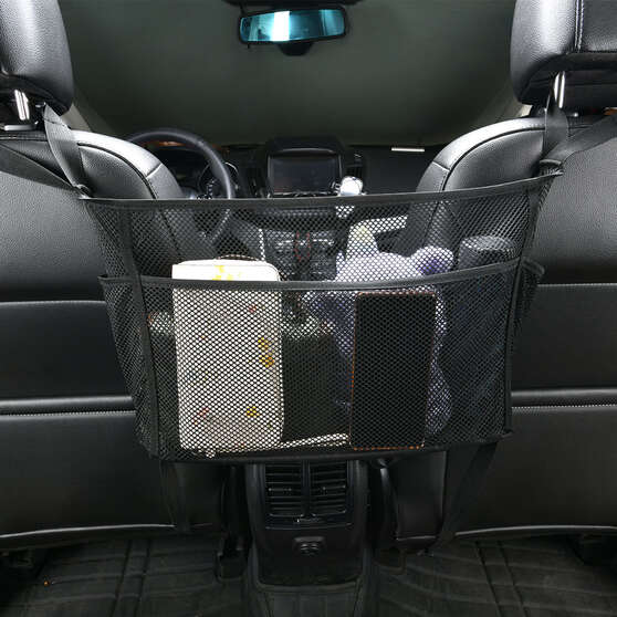 Cabin Crew Repreve Between Seat Organiser Black, , scaau_hi-res
