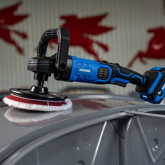 Kincrome PT18 18V Brushless 180mm Polisher Kit 4.0Ah, , scaau_hi-res