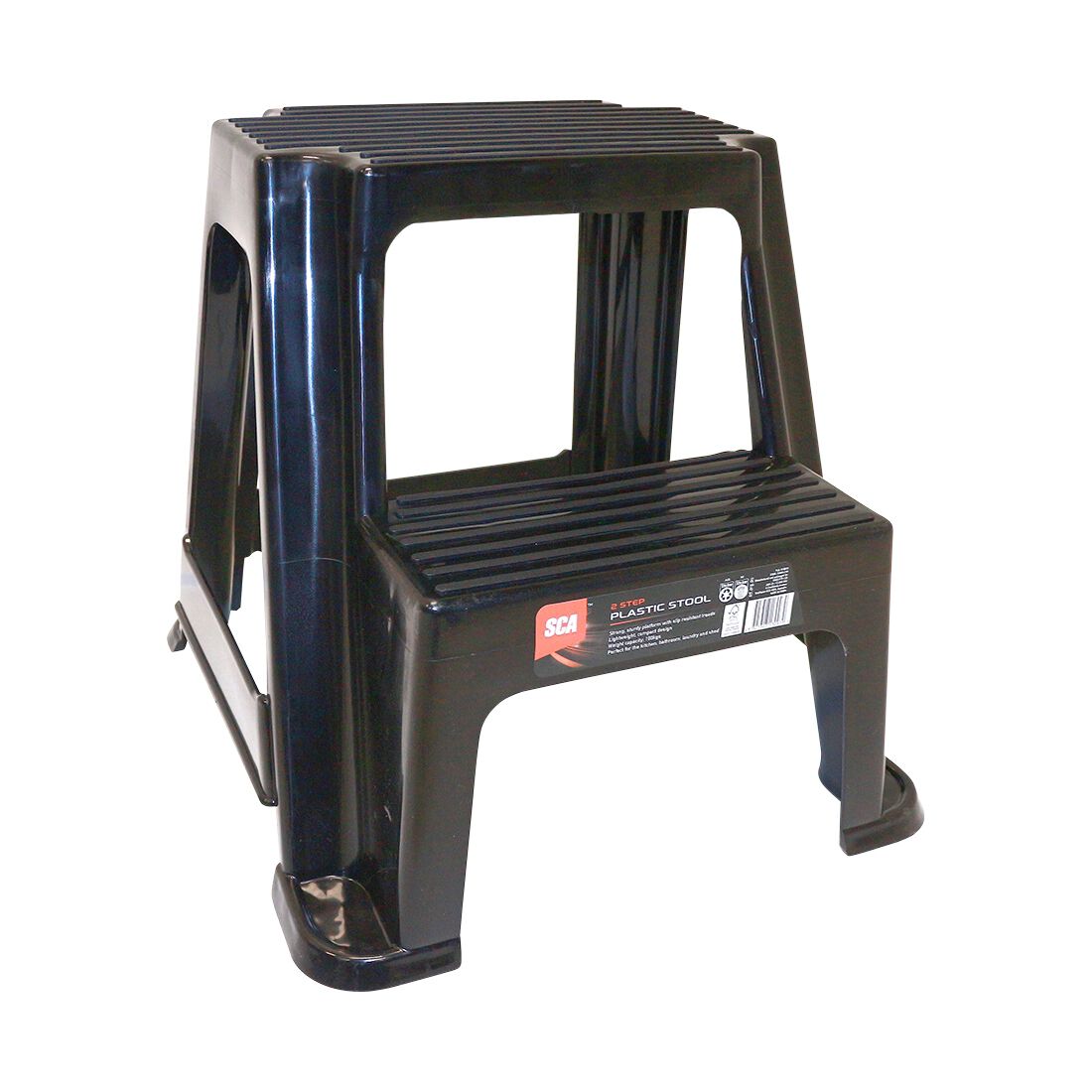 SCA Plastic 2 Step Stool - 100kg Capacity, , scaau_hi-res