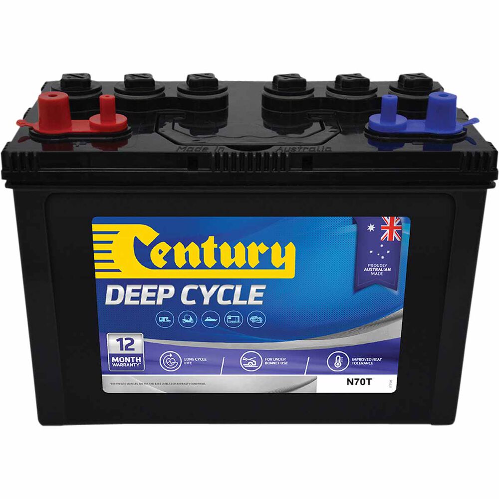 Century Deep Cycle Battery N70T, 102Ah Supercheap Auto