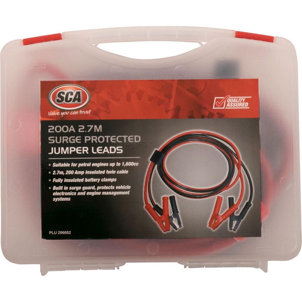 SCA 12V 200 Amp Jumper Leads Supercheap Auto