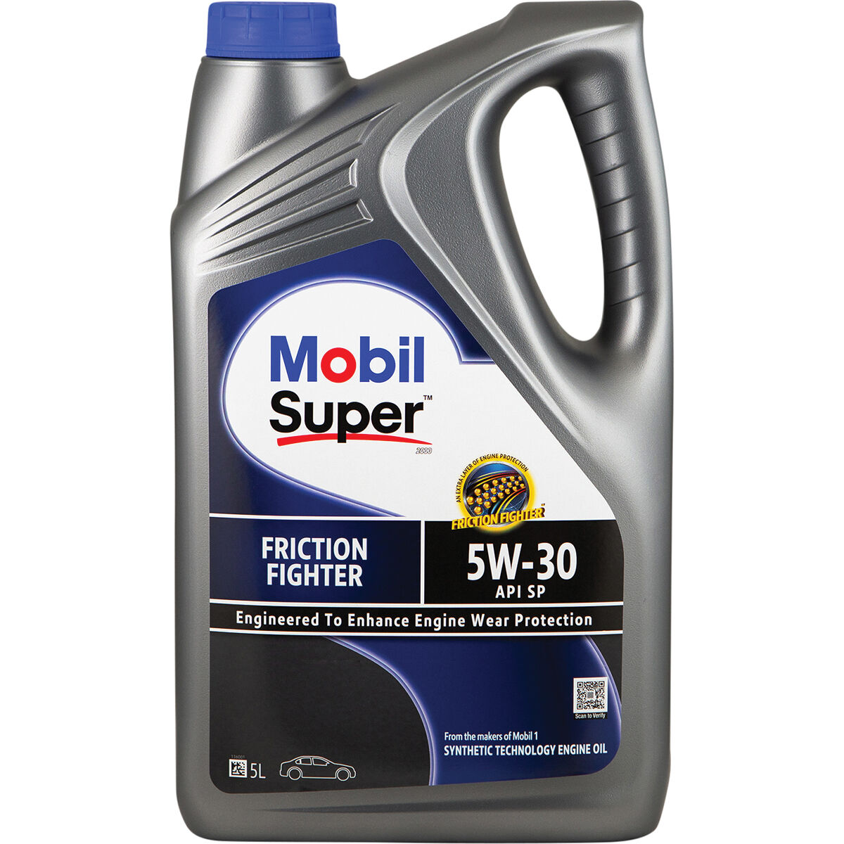 Mobil Super Friction Fighter 5W-30 5 Litre, , scaau_hi-res