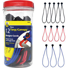 Gripwell 12 Piece Assorted Bungee Cord Pack, , scaau_hi-res
