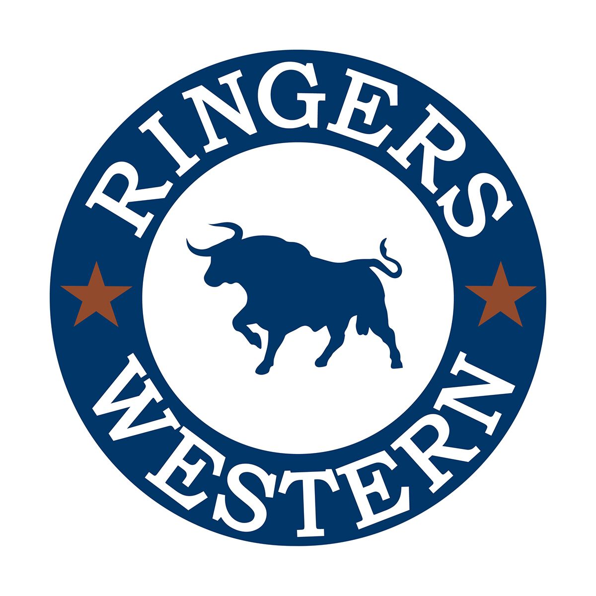 Ringers Western Classic Logo Decal 20cm X 20cm, , scaau_hi-res
