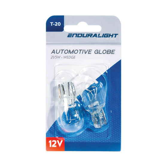 ENDURALIGHT Automotive Globes Wedge 12V, 21/5W, T20 Supercheap Auto