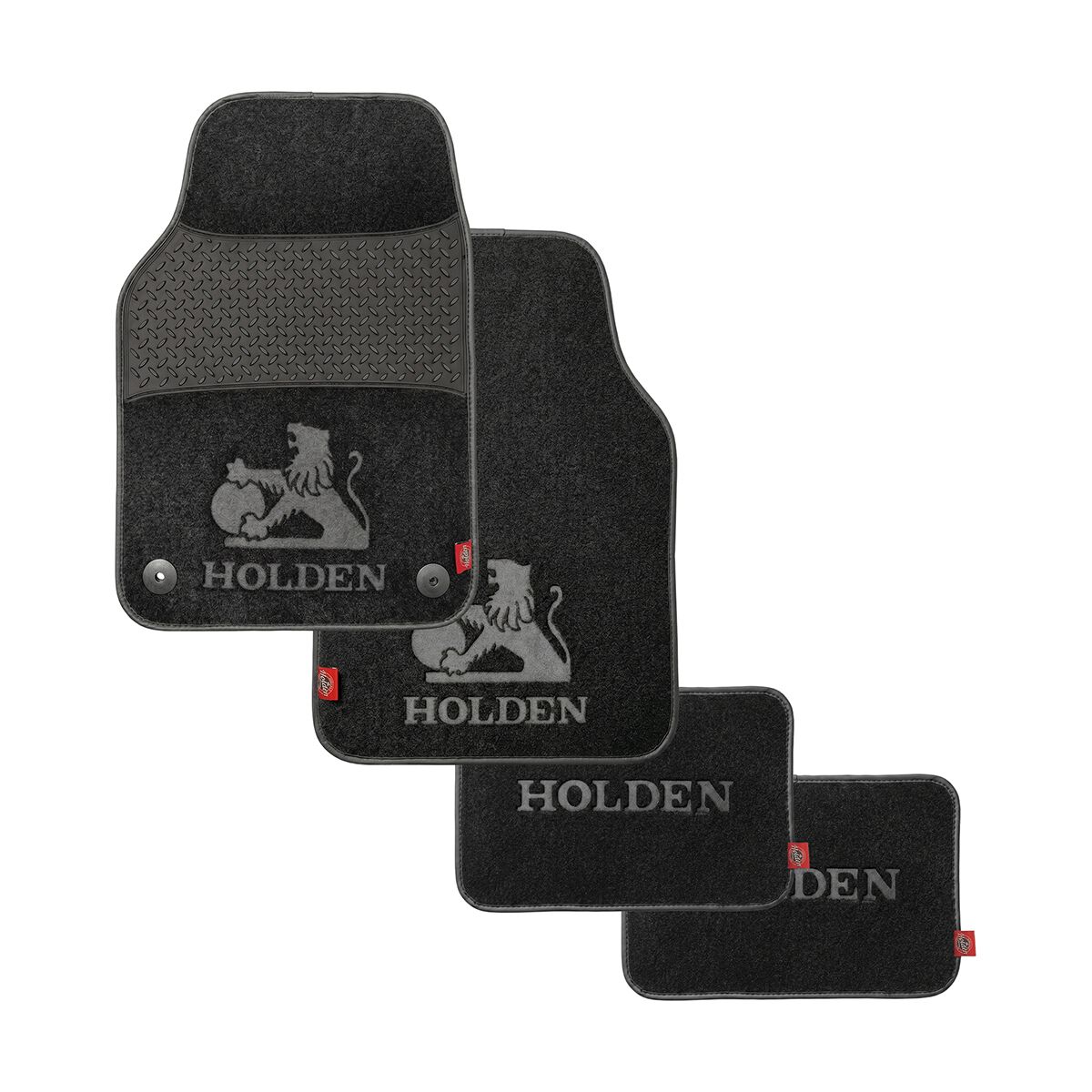 Holden Heritage 4-piece Torana Carpet Floor Mats - Black, , scaau_hi-res