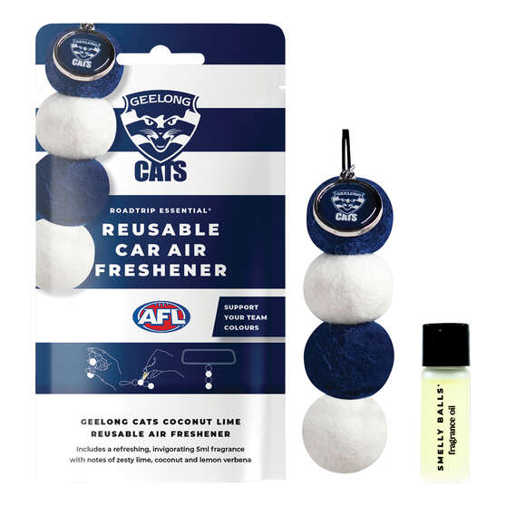 Roadtrip Essential Air Freshener Set Geelong Cats Coconut Lime 5ml, , scaau_hi-res
