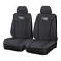 Ridge Ryder Canvas Seat Covers Charcoal/Black Piping Adjustable Headrests Airbag Compatible 30SAB, , scaau_hi-res