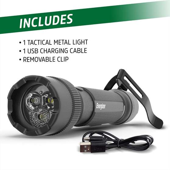 Energizer Rechargeable Torch TAC-R-700 Lumens, , scaau_hi-res