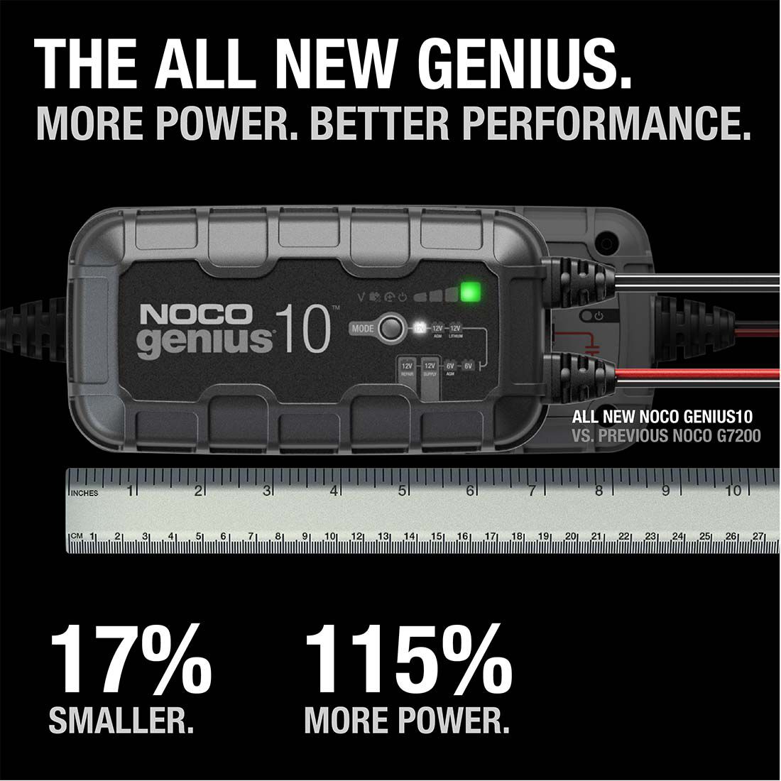NOCO Genius 10 Battery Charger 6V/12V 10 Amp, , scaau_hi-res
