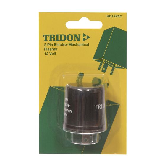 Tridon Flasher - 12V 2 Pin, Non- Load Sensitive - HD12PAC, , scaau_hi-res