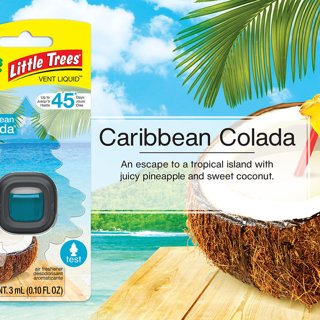 Little Trees Vent Air Freshener - Carabean Collada, 3mL, , scaau_hi-res