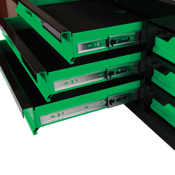ToolPRO Neon Tool Chest Green 6 Drawer 42 Inch, , scaau_hi-res