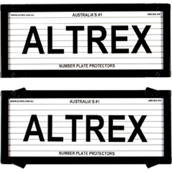 Altrex Number Plate Protector 5 Figure With Lines Supercheap Auto