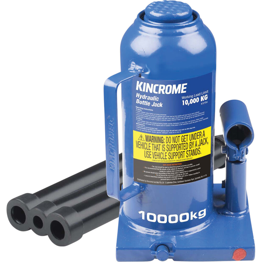Kincrome Hydraulic Bottle Jack 10000kg Supercheap Auto