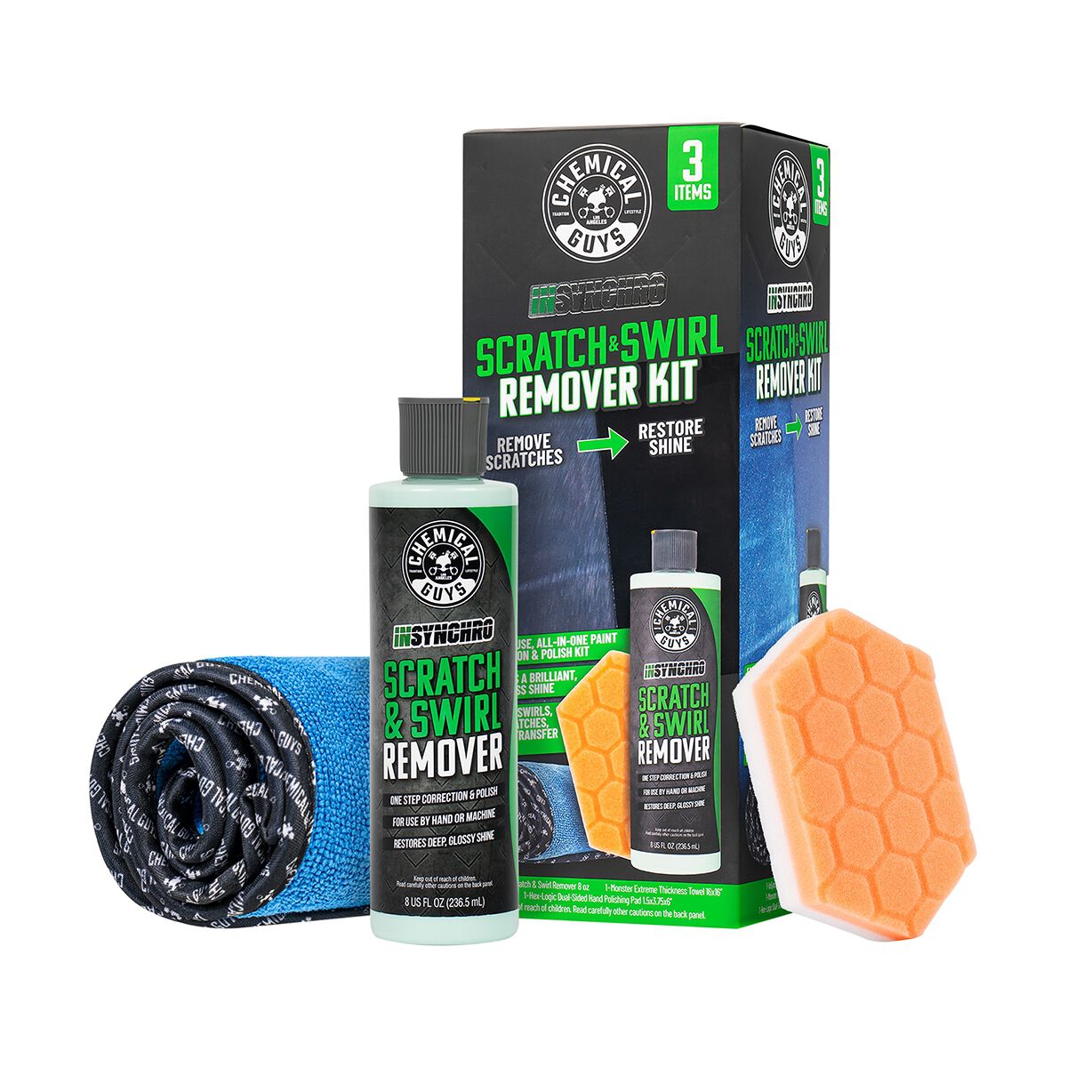 Chemical Guys Scratch & Swirl Remover Kit, , scaau_hi-res