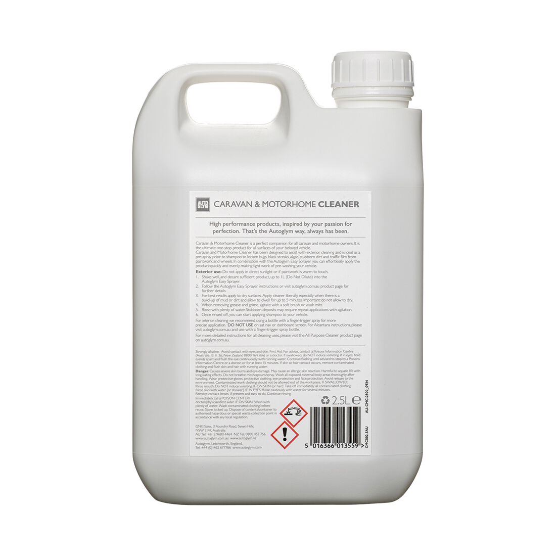 Autoglym Caravan & Motorhome Cleaner 2.5 Litre, , scaau_hi-res