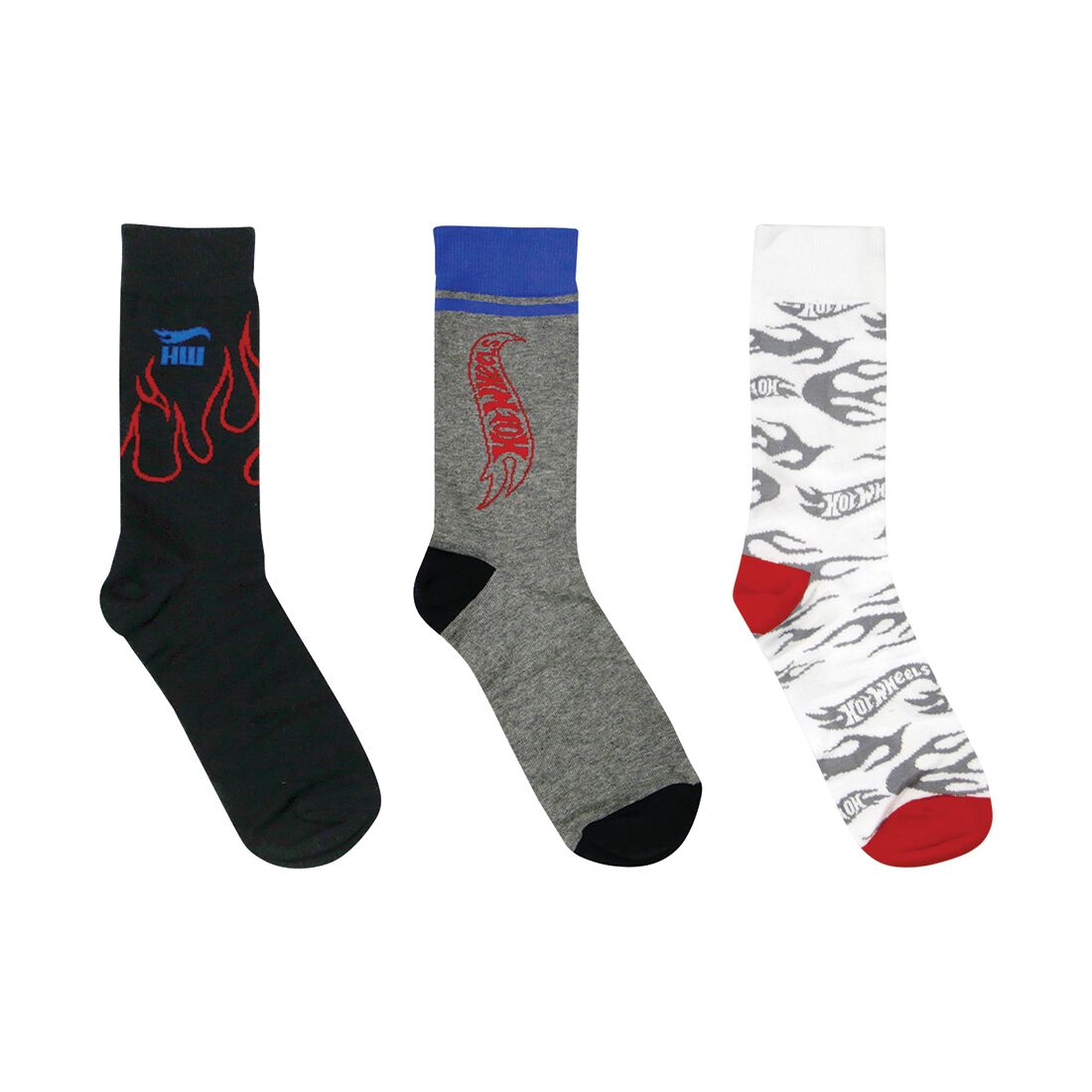 Hot Wheels Socks 3 Pack, , scaau_hi-res