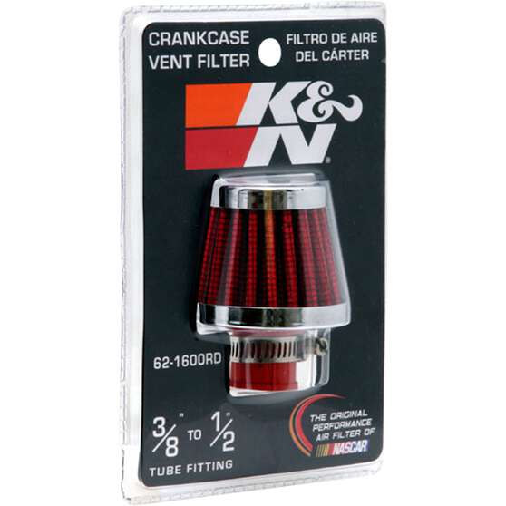 K&N Vent/Breather Air Filter - 62-1600RD, , scaau_hi-res