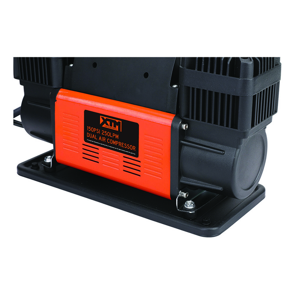 XTM Dual Air Compressor 250LPM 150PSI Supercheap Auto