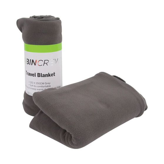 Cabin Crew Grey Travel Blanket Supercheap Auto