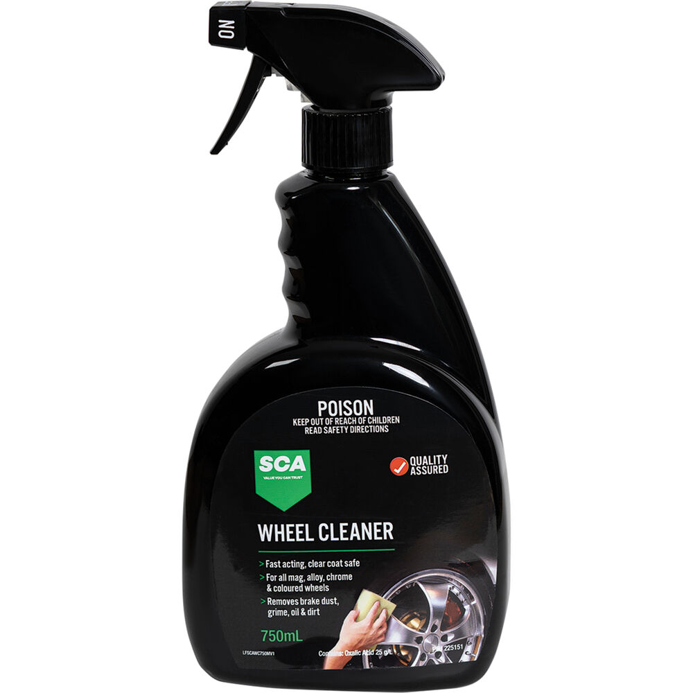 SCA Sparkling Wheel Cleaner 750mL Supercheap Auto