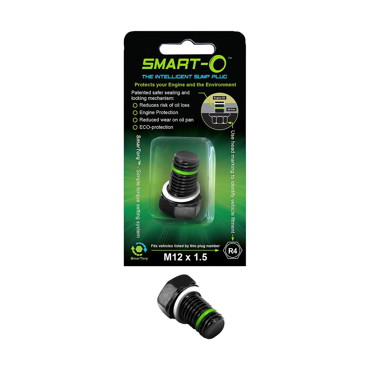 Smart-O Sump / Drain Plug R4 - M12 x 1.5mm, , scaau_hi-res