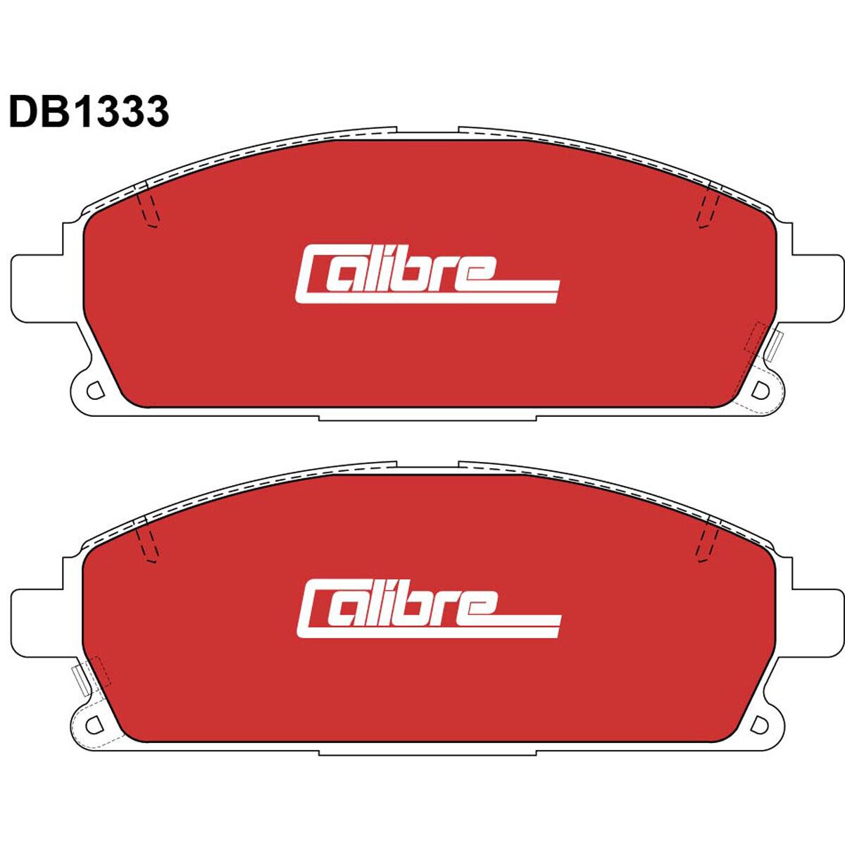 Calibre Disc Brake Pads DB1333CAL, , scaau_hi-res